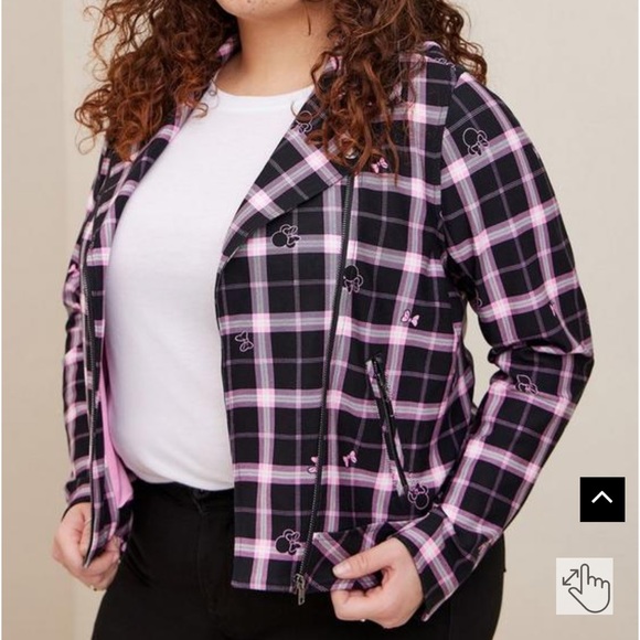 Disney Minnie Mouse Ponte Moto Jacket coat